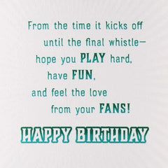 Hope You Feel the Game Day Love Birthday Card