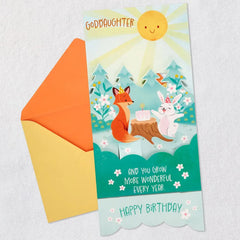 You're a Wonderful Blessing Pop-Up Birthday Card for Goddaughter