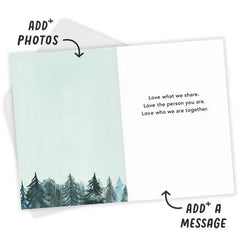 Love Our Adventures Romantic Custom Love Card