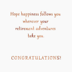 Good Times Ahead Retirement Card