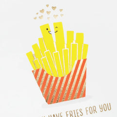 Only Have Fries for You Funny Romantic Love Card