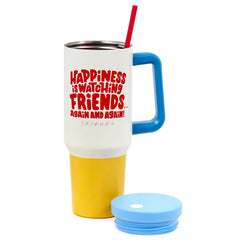 Friends "Happiness Is" Insulated Travel Cup With Handle, 42 oz.