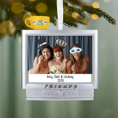 Friends Television Personalized Ornament, Custom Photo and Text