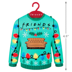 Friends Could We Be Any More Festive? Musical Ornament With Light