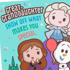 Disney Frozen You Make Life Magical Birthday Card for Great-Granddaughter