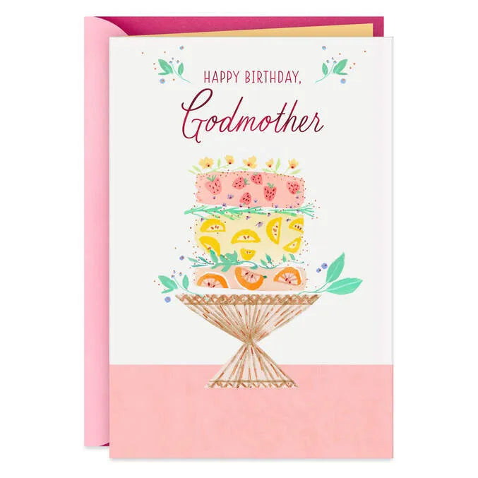So Grateful for Your Love Birthday Card for Godmother