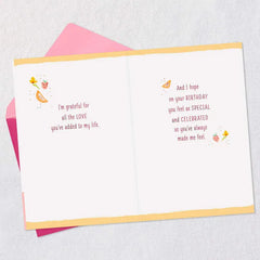 So Grateful for Your Love Birthday Card for Godmother