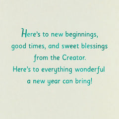 Here's to New Beginnings Rosh Hashanah Card