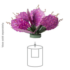 Build-a-Bouquet Fuchsia Orchids Pop-Up Paper Flowers