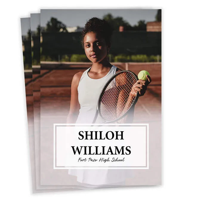 Minimalist Full-Bleed Photo Graduation Announcement