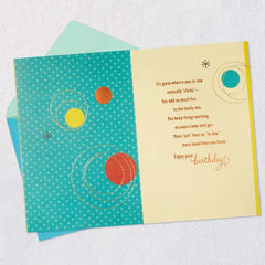 A Son-in-Law Who Naturally Clicks Birthday Card