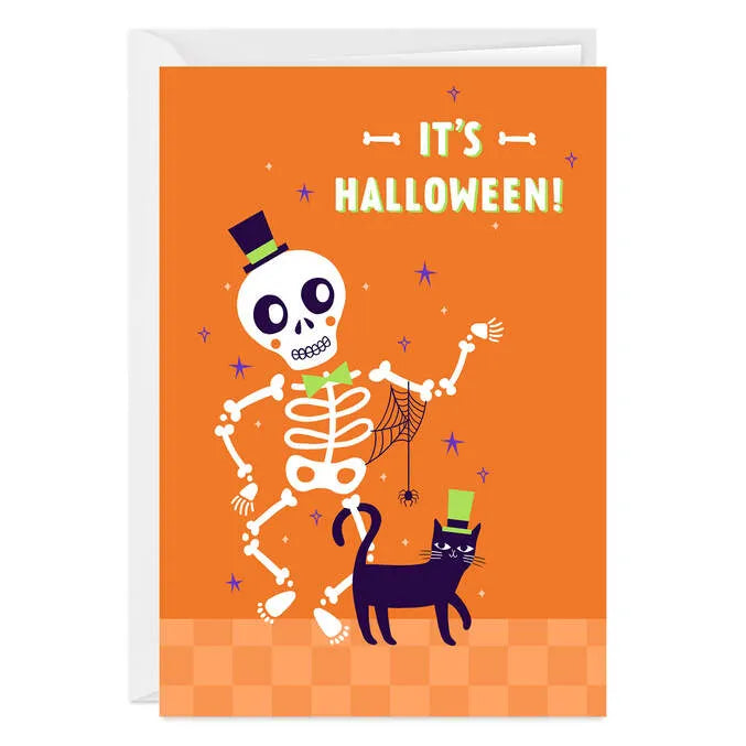 Bone Appétit Funny Custom Halloween Card