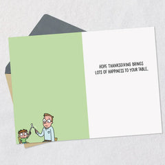 Graduating from the Kids' Table Funny Thanksgiving Card