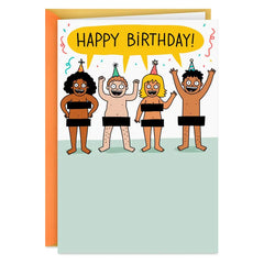 Have You Heard the Nudes Funny Birthday Card