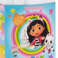 15.5" DreamWorks Animation Gabby's Dollhouse Extra-Large Birthday Gift Bag With Tissue Paper