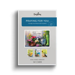 Gardening Scenes Assorted Religious Praying for You Cards, Box of 12