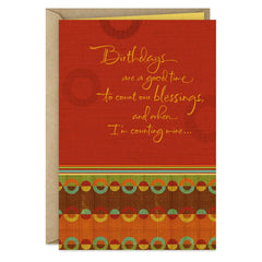 You're a Blessing to Me Birthday Card