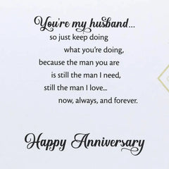 You'll Always Be the Man I Love Anniversary Card for Husband