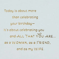 I'm the Luckiest Man Birthday Card for Wife