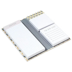 Blush, Pink and Gray Geometric Folio and Memo Pad Set