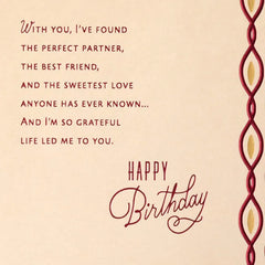 The Wonderful Man I Love Birthday Card