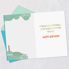 Have Fun and Relax Today Birthday Card for Brother