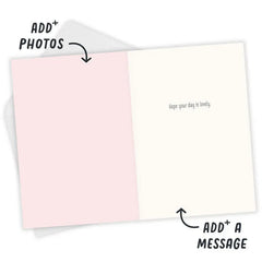Lovely Floral Custom Birthday Card