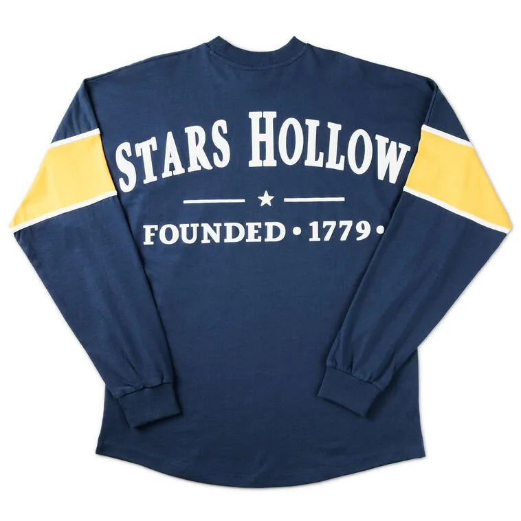 Gilmore Girls Luke's Diner Logo Blue Long-Sleeve Spirit Shirt