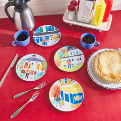 Gilmore Girls Stars Hollow Appetizer Plates, Set of 4