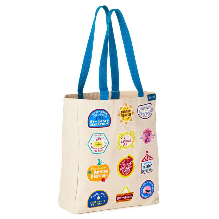 Gilmore Girls Stars Hollow Town Festivals Canvas Tote Bag