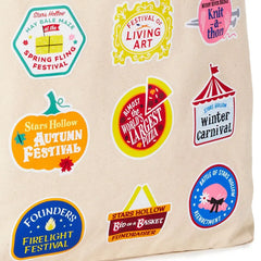 Gilmore Girls Stars Hollow Town Festivals Canvas Tote Bag