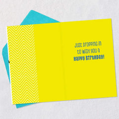 Giraffe in Bow Tie and Party Hat Birthday Card for Kids