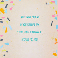 Confetti of Life Birthday Card