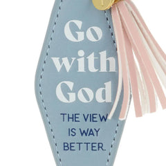 Go With God Keychain