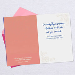 God Has Got You Covered Religious Encouragement Card