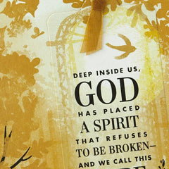 God's Got You Religious Encouragement Card With Bookmark