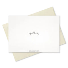 Gold Bordered Pineapple Blank Note Cards, Box of 10