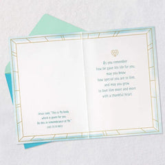 A Celebration of God's Love for You First Communion Card