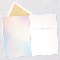 Cheers to a Lifetime of Happiness Wedding Card