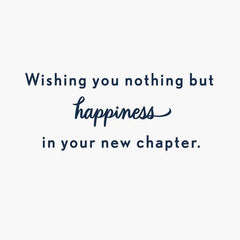 Happy Wishes for Your New Chapter Retirement Card