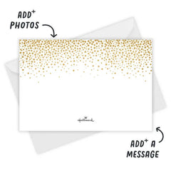 Gold Shimmer Brunch Bridal Shower Invitation
