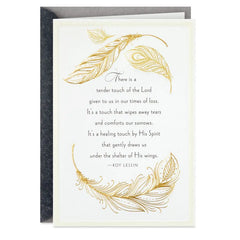 Keeping You Close at Heart Religious Sympathy Card