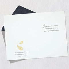 Keeping You Close at Heart Religious Sympathy Card