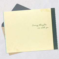 Caring Thoughts Are With You Always Sympathy Card