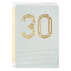 Same Great You 30th Birthday Card