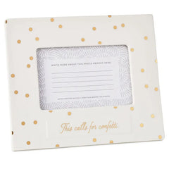 This Calls for Confetti Picture Frame, 4x6
