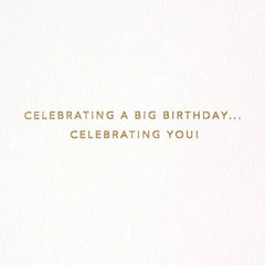 Celebrating a Big Day 50th Birthday Card