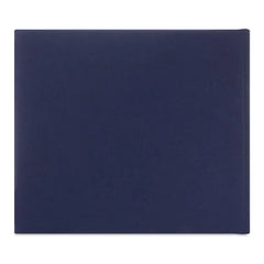 Gold on Navy Linen Customizable Guest Book