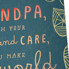 You Make the World Better Grandparents Day Card for Grandpa