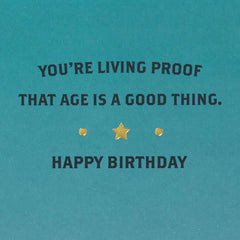 You're Living Proof Birthday Card